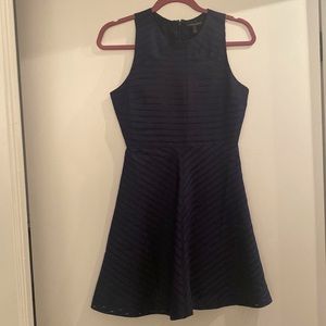 Navy skater Banana Republic dress, size 0P
